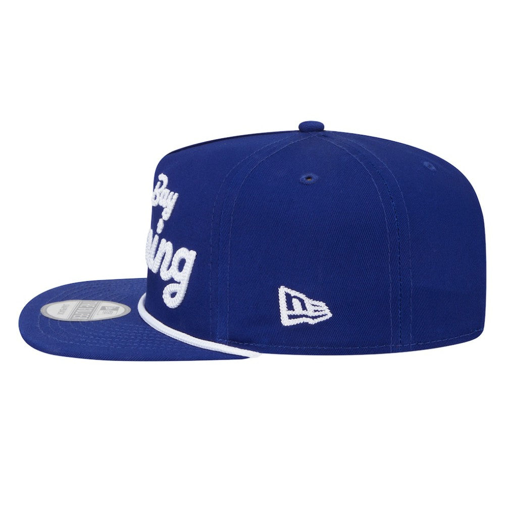 Tampa Bay Lightning New Era Team Text Golfer Adjustable Hat Blue