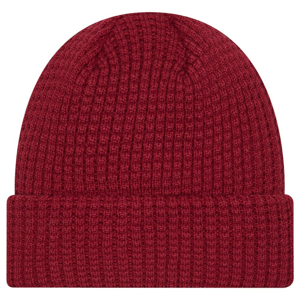 Colorado Avalanche New Era Waffle Cuffed Knit Hat Burgundy