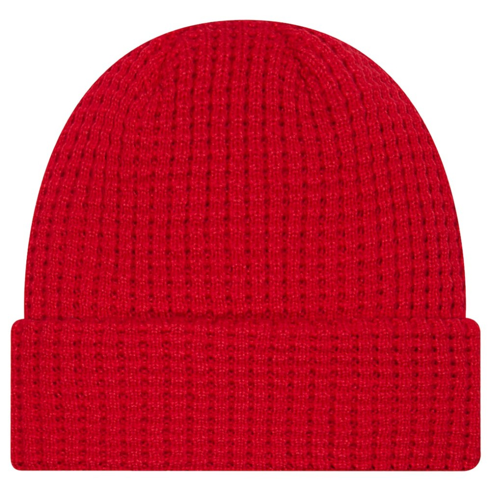 Carolina Hurricanes New Era Waffle Cuffed Knit Hat Red