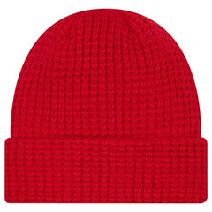 Carolina Hurricanes New Era Waffle Cuffed Knit Hat Red
