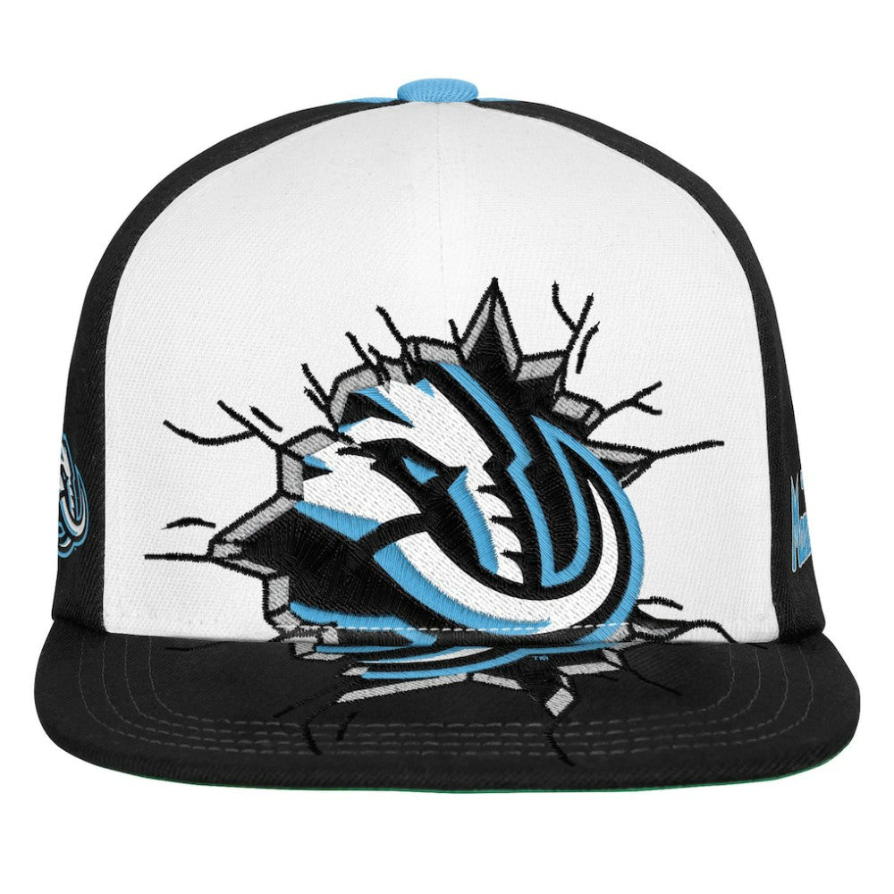 Utah Mammoth Mitchell & Ness Youth Mascot Snapback Hat Navy