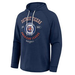Detroit Tigers Darius Rucker Collection Raglan Hooded Long Sleeve T-Shirt Blue