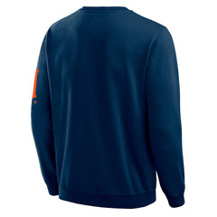 Detroit Tigers Darius Rucker Collection Washed Crew Neck Pullover Sweatshirt Navy