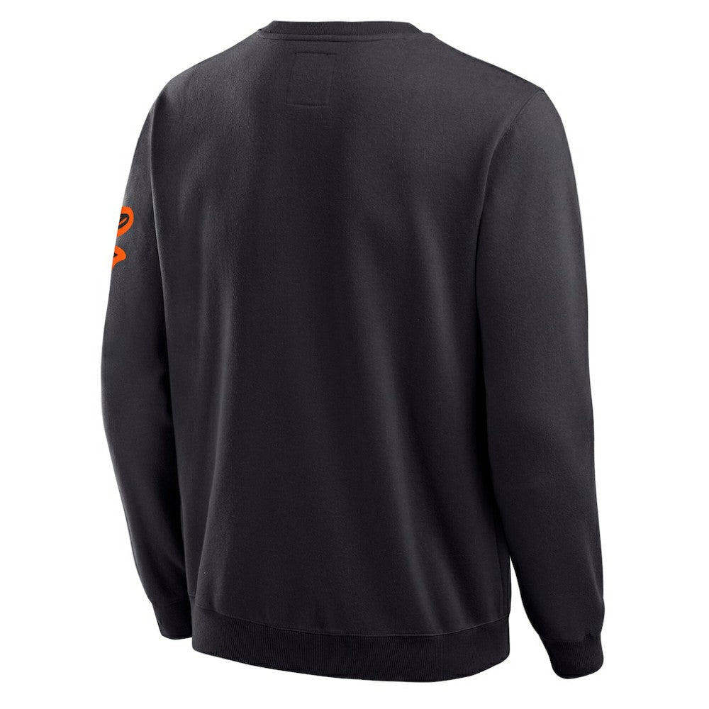 Baltimore Orioles Darius Rucker Collection Washed Crew Neck Pullover Sweatshirt Black