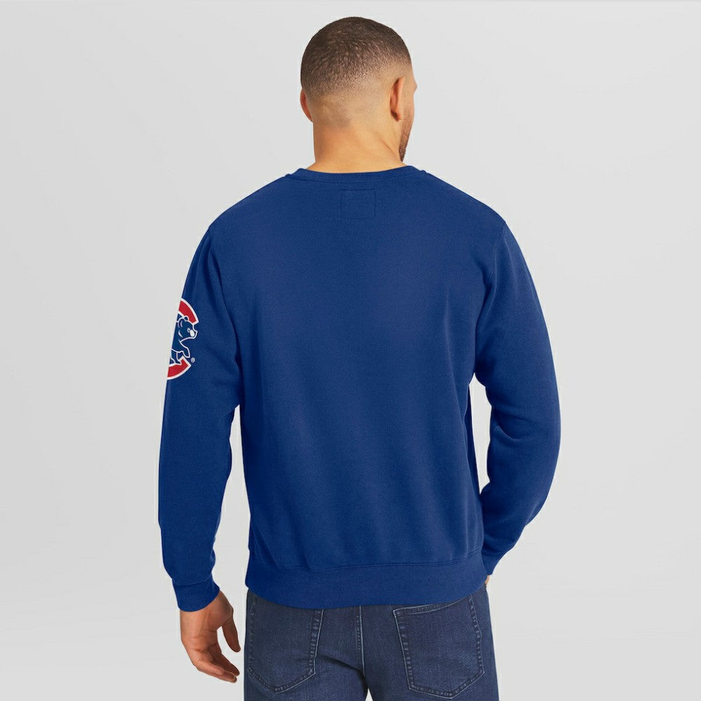 Chicago Cubs Darius Rucker Collection Washed Crew Neck Pullover Sweatshirt Royal