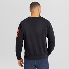 San Francisco Giants Darius Rucker Collection Washed Crew Neck Pullover Sweatshirt Black