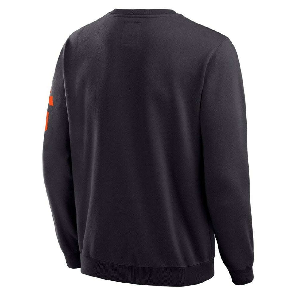 San Francisco Giants Darius Rucker Collection Washed Crew Neck Pullover Sweatshirt Black