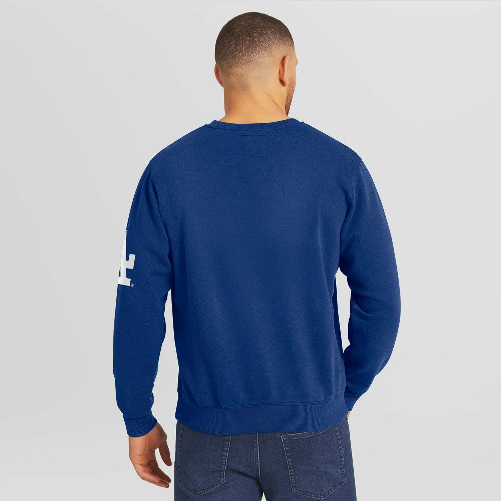 Los Angeles Dodgers Darius Rucker Collection Washed Crew Neck Pullover Sweatshirt Royal