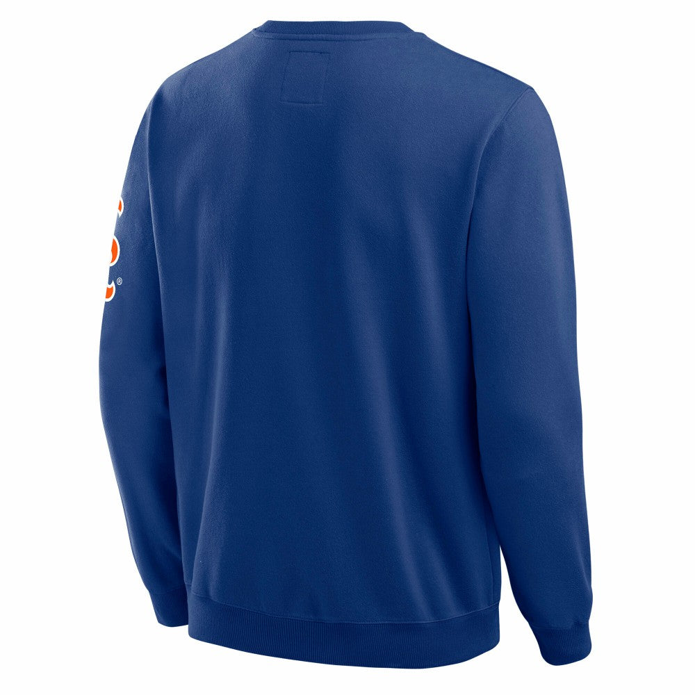 New York Mets Darius Rucker Collection Washed Crew Neck Pullover Sweatshirt Royal