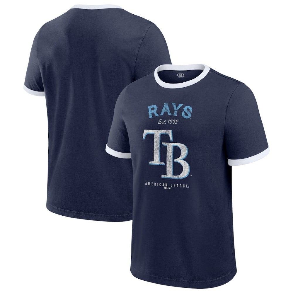Tampa Bay Rays Darius Rucker Collection Washed Ringer T-Shirt Navy