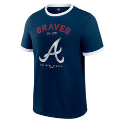 Atlanta Braves Darius Rucker Collection Washed Ringer T-Shirt Navy