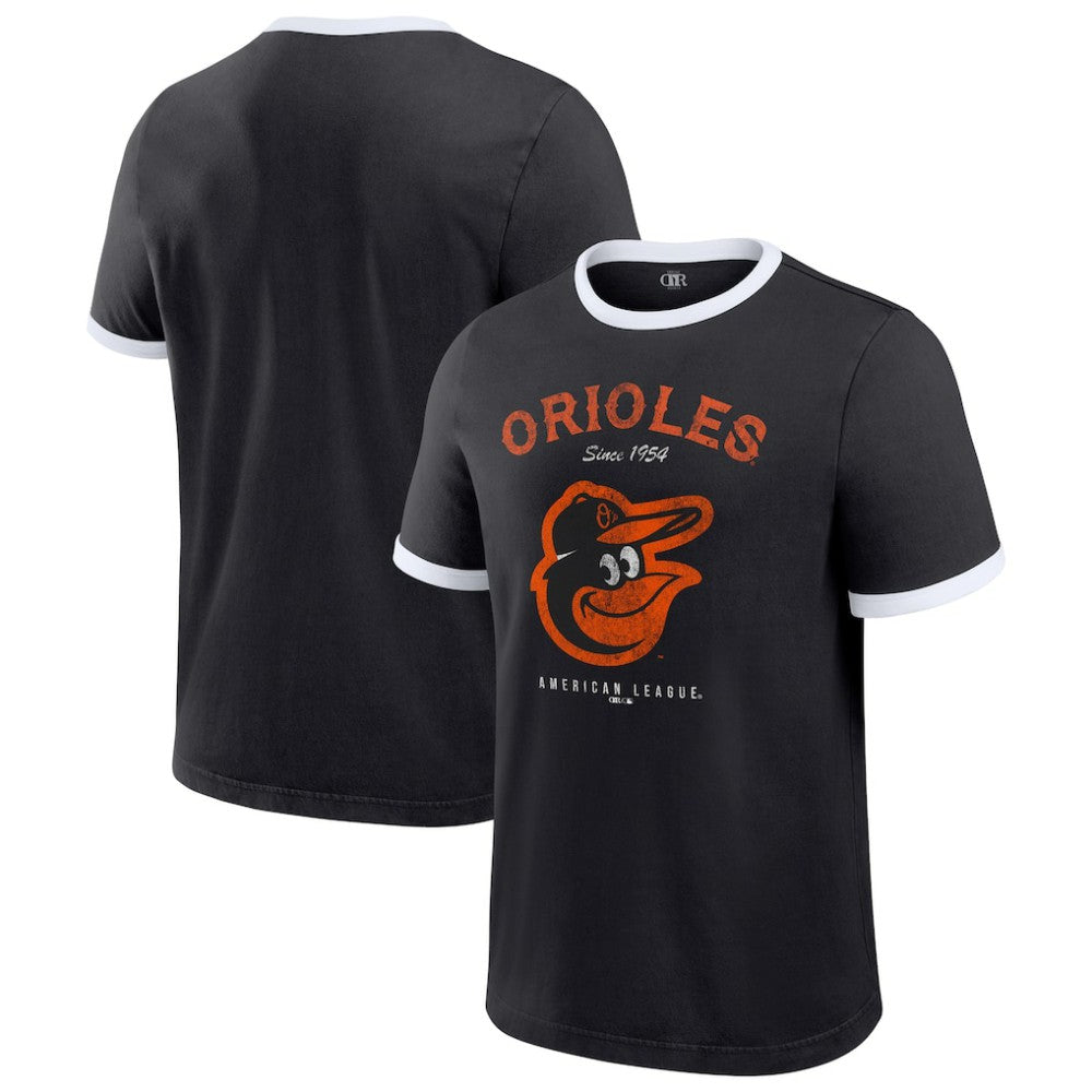 Baltimore Orioles Darius Rucker Collection Washed Ringer T-Shirt Black