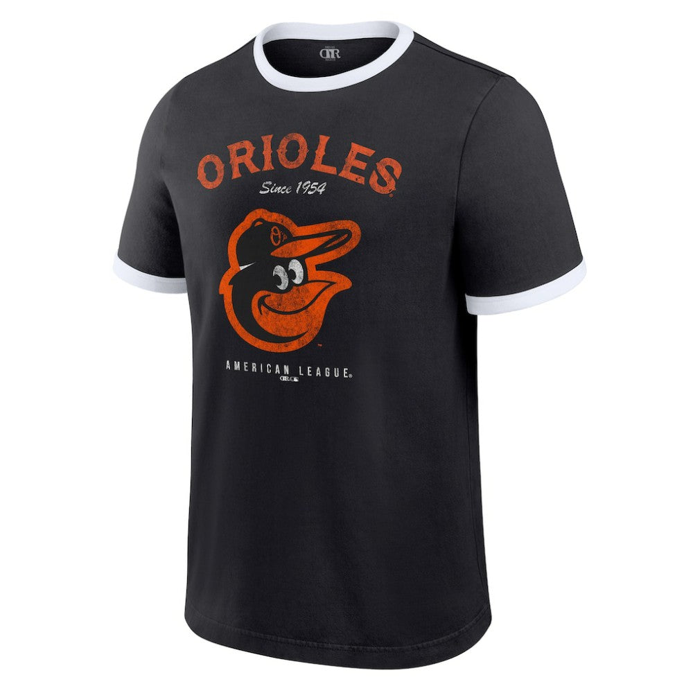Baltimore Orioles Darius Rucker Collection Washed Ringer T-Shirt Black