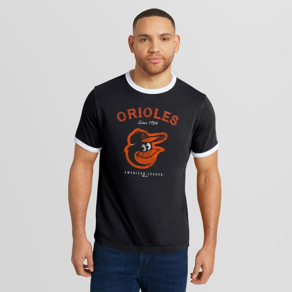 Baltimore Orioles Darius Rucker Collection Washed Ringer T-Shirt Black