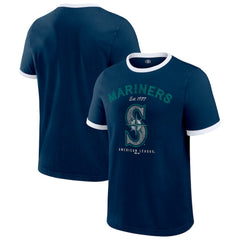 Seattle Mariners Darius Rucker Collection Washed Ringer T-Shirt Navy