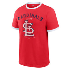 St. Louis Cardinals Darius Rucker Collection Washed Ringer T-Shirt Red