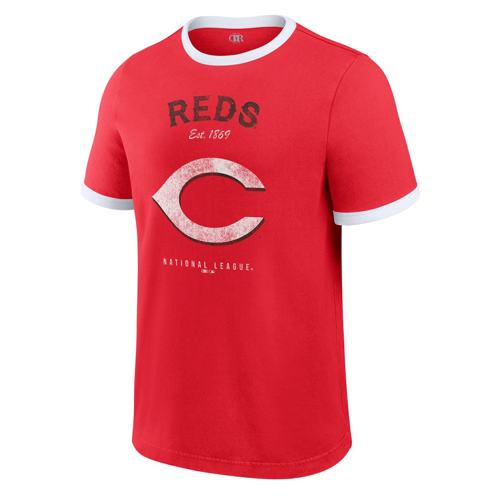 Cincinnati Reds Darius Rucker Collection Washed Ringer T-Shirt Red
