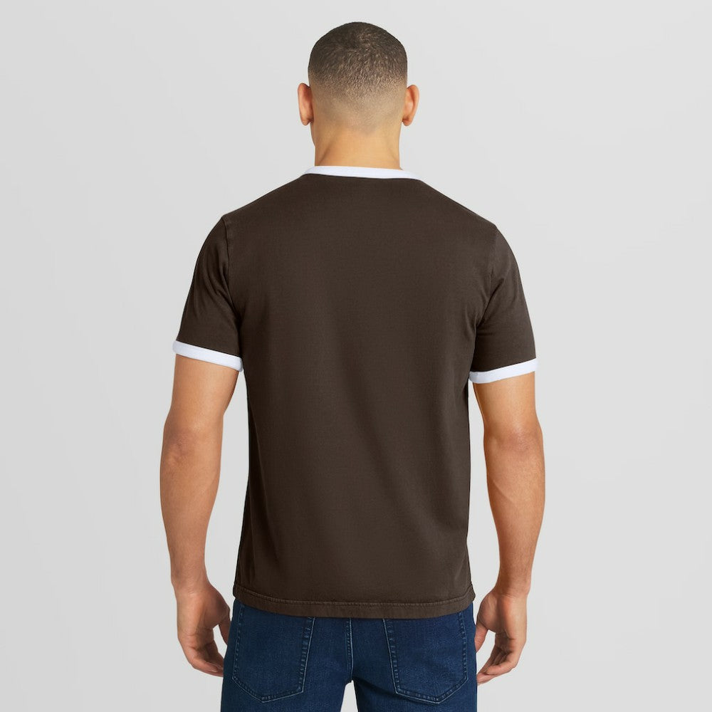 San Diego Padres Darius Rucker Collection Washed Ringer T-Shirt Brown