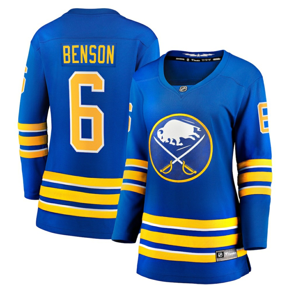 Zach Benson Buffalo Sabres Fanatics Women's Home Breakaway Jersey Royal