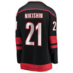 Alexander Nikishin Carolina Hurricanes Fanatics Women's Home Breakaway Jersey Black