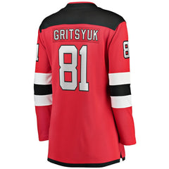 Arseny Gritsyuk New Jersey Devils Fanatics Women's Home Breakaway Jersey Red