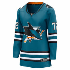 William Eklund San Jose Sharks Fanatics Women's Home Breakaway Jersey Teal