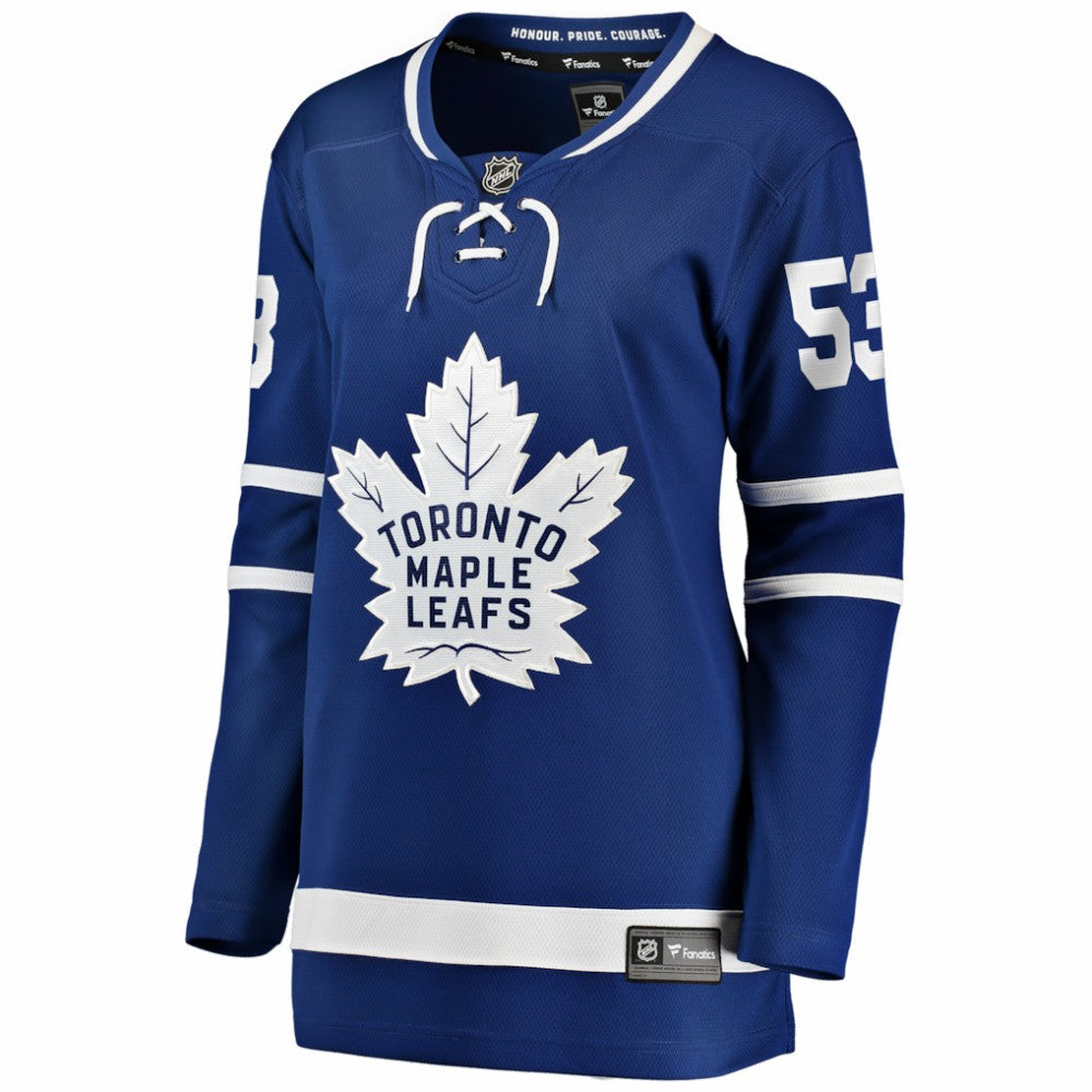 Easton Cowan Toronto Maple Leafs Indiana Women's Home Breakaway Jersey Blue