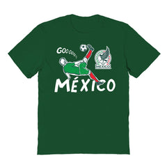Mexico National Team Vive La Fete Youth Chilena Style T-Shirt Green