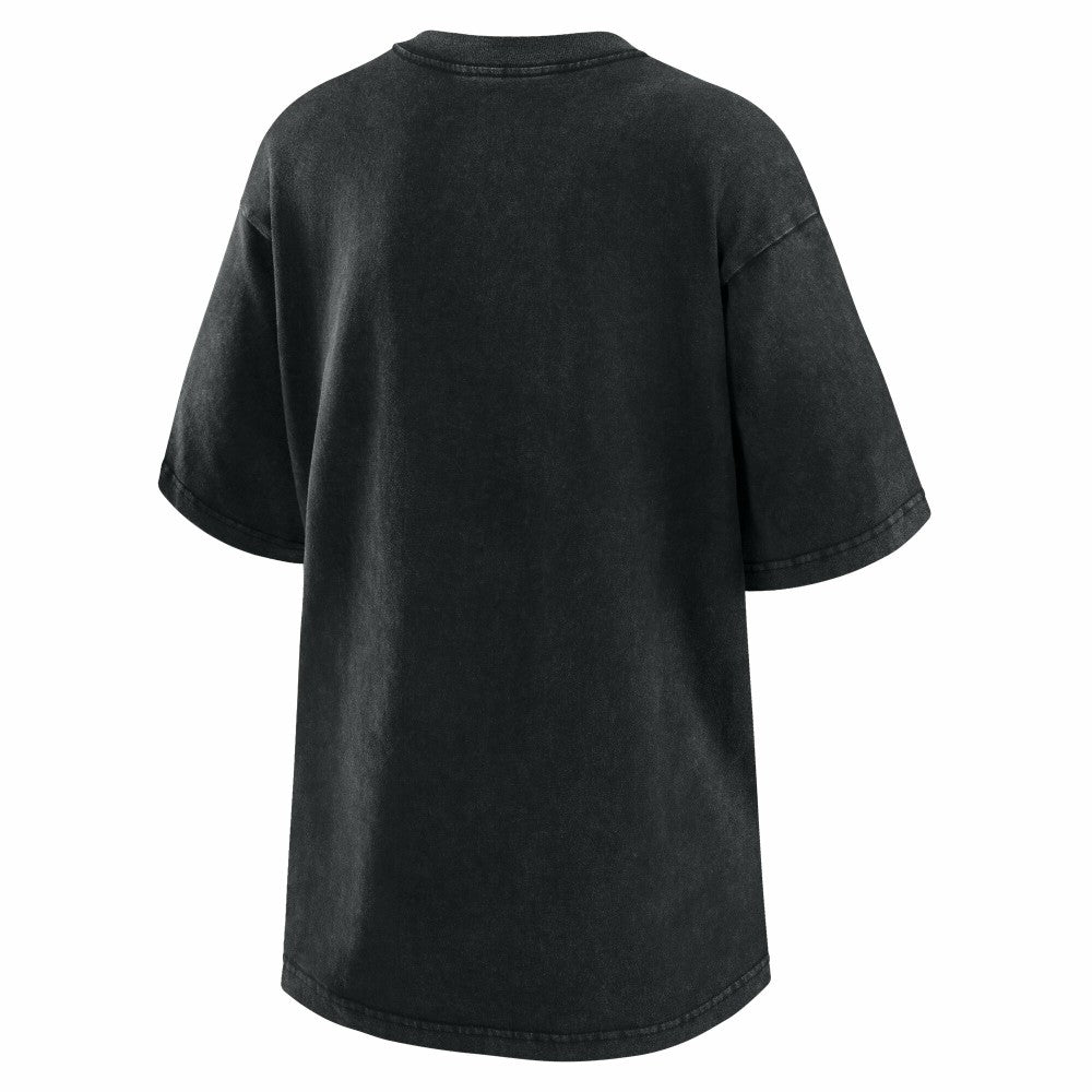 Milwaukee Brewers WEAR by Erin Andrews Women's Oversized Boyfriend T-Shirt Black