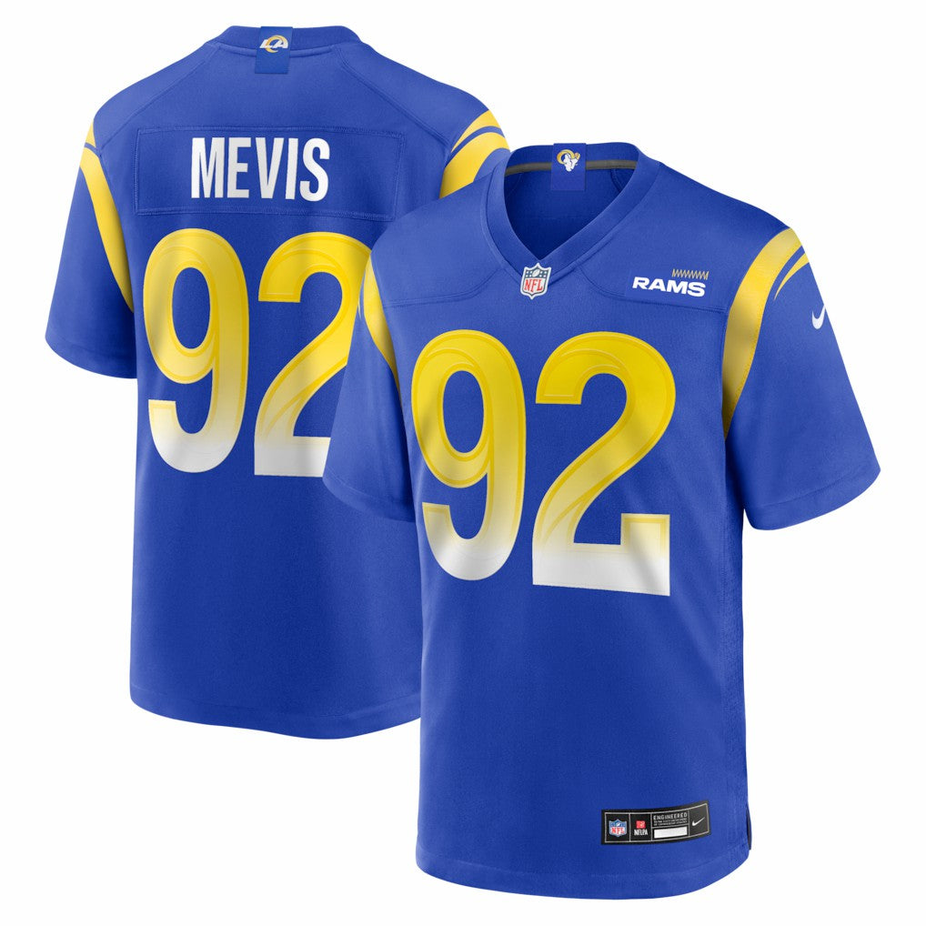 Harrison Mevis Los Angeles Rams Team Game Jersey - Royal
