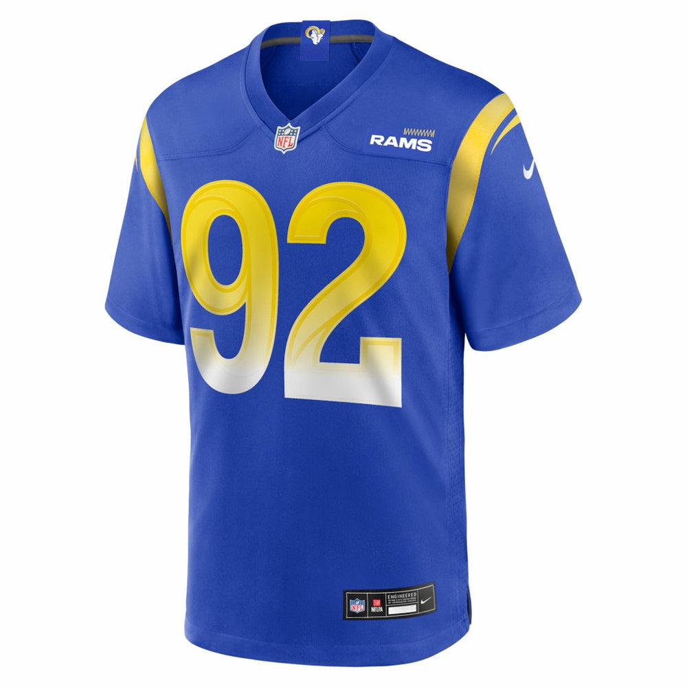 Harrison Mevis Los Angeles Rams Team Game Jersey - Royal