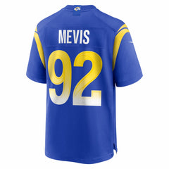 Harrison Mevis Los Angeles Rams Team Game Jersey - Royal