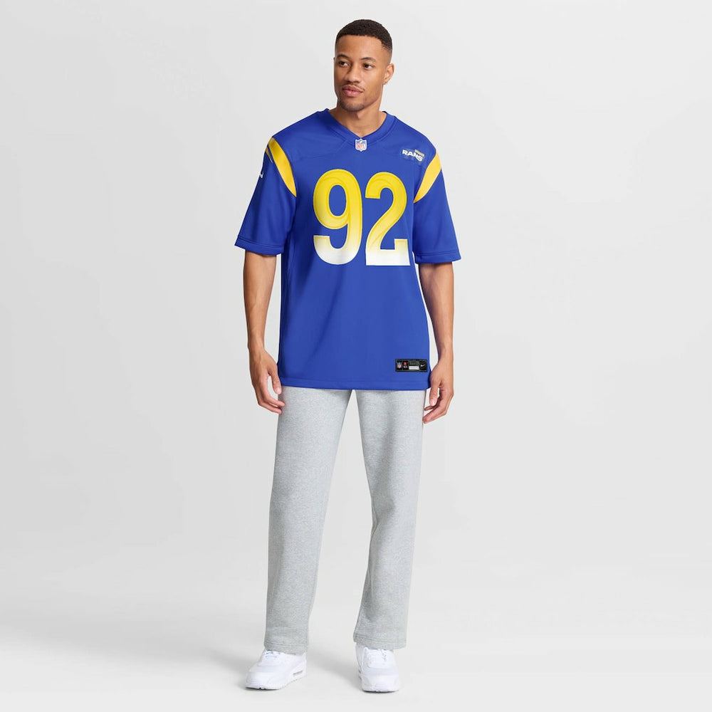 Harrison Mevis Los Angeles Rams Team Game Jersey - Royal