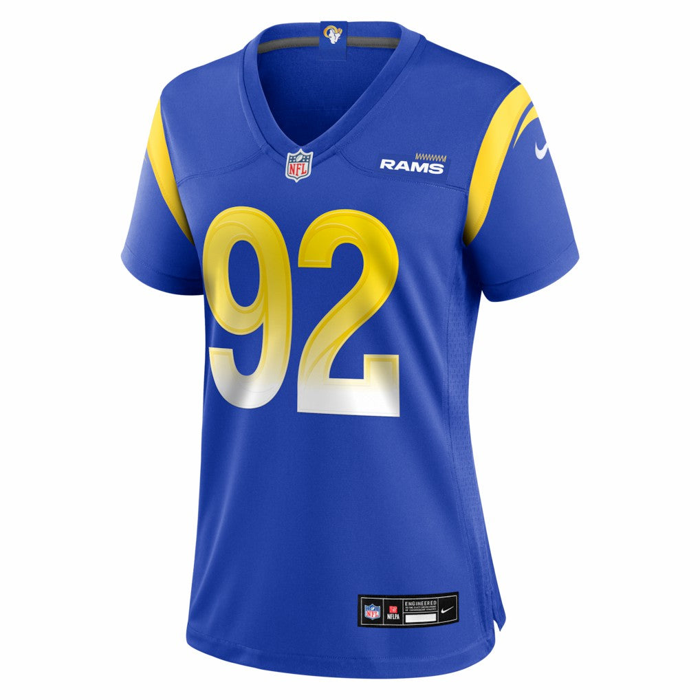 Harrison Mevis Los Angeles Rams Women's Team Game Jersey - Royal