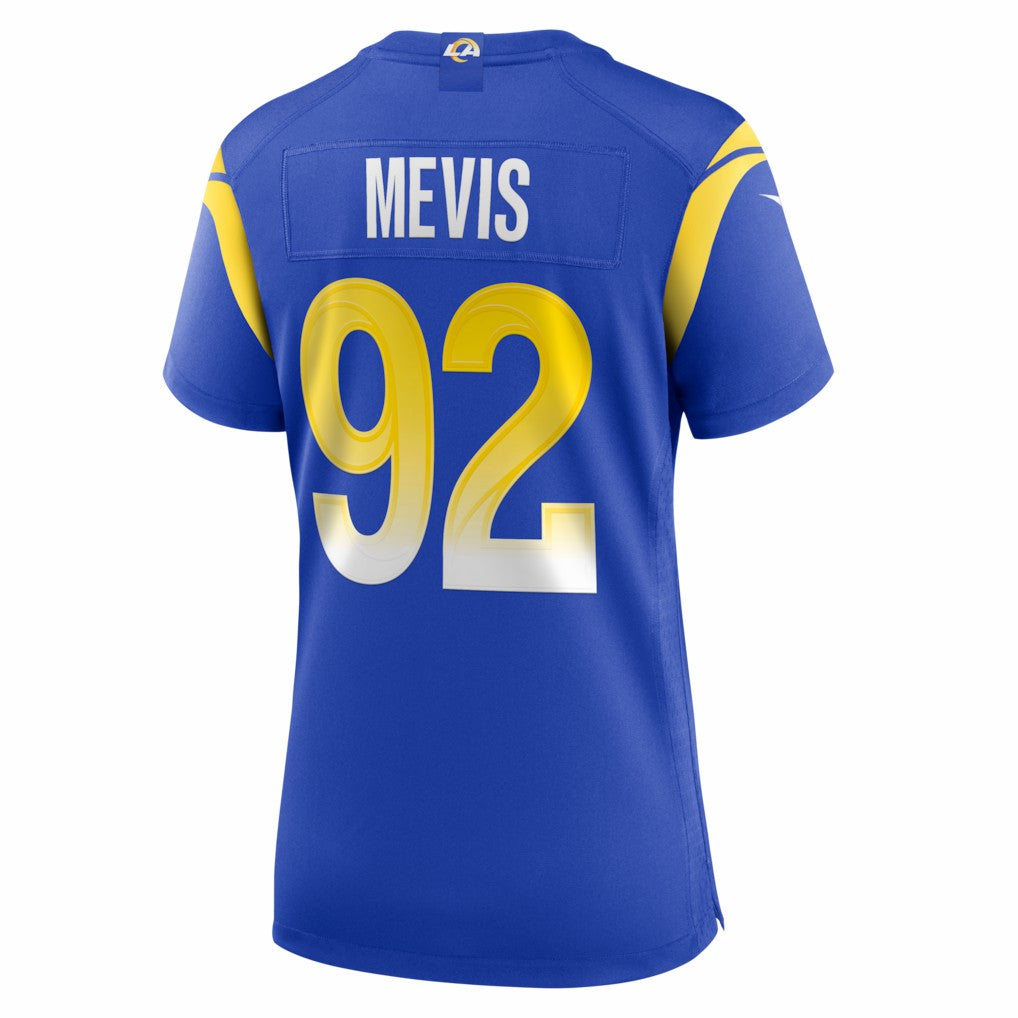 Harrison Mevis Los Angeles Rams Women's Team Game Jersey - Royal