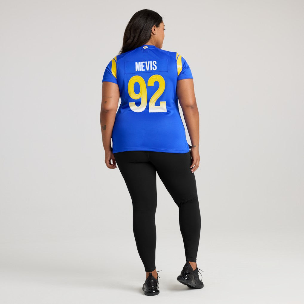 Harrison Mevis Los Angeles Rams Women's Team Game Jersey - Royal