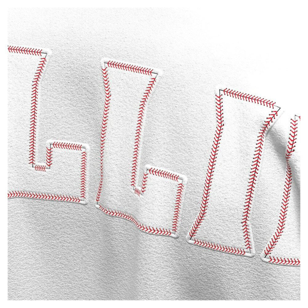 Philadelphia Phillies Women's Baseball Stitch Spirit Jersey Long Sleeve T-Shirt White