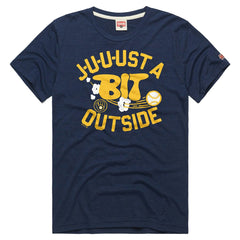 Milwaukee Brewers Homage Tri-Blend Hyperlocal T-Shirt Navy