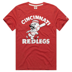Cincinnati Reds Homage Tri-Blend Hyperlocal T-Shirt Red