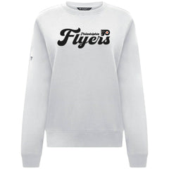 Philadelphia Flyers Levelwear Women's Yvette Big Script Tri-Blend Sweatshirt White