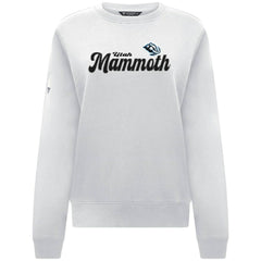 Utah Mammoth Levelwear Women's Yvette Big Script Tri-Blend Sweatshirt White