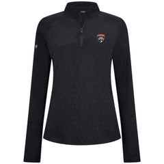 Florida Panthers Levelwear Women's Spike Raglan Quarter-Zip Top Black