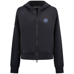 Tampa Bay Lightning Levelwear Women's Judd Raglan Full-Zip Hoodie Black