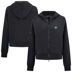 Dallas Stars Levelwear Women's Judd Raglan Full-Zip Hoodie Black
