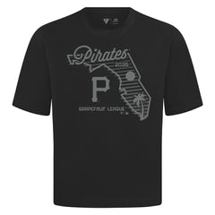 Pittsburgh Pirates Levelwear Sunrise Luxe Signature Knit T-Shirt Black