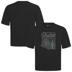 San Diego Padres Levelwear Sunrise Luxe Signature Knit T-Shirt Black