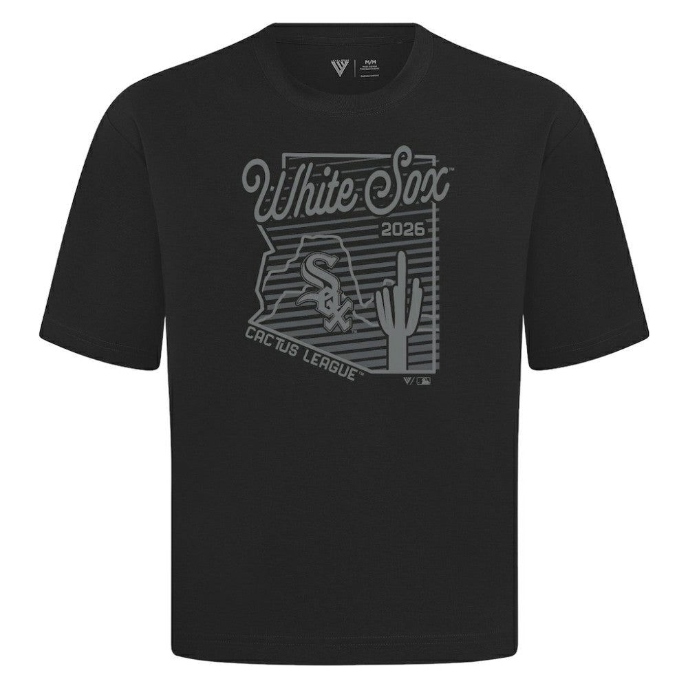 Chicago White Sox Levelwear Sunrise Luxe Signature Knit T-Shirt Black