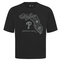 Philadelphia Phillies Levelwear Sunrise Luxe Signature Knit T-Shirt Black
