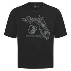 Baltimore Orioles Levelwear Sunrise Luxe Signature Knit T-Shirt Black
