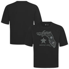 Houston Astros Levelwear Sunrise Luxe Signature Knit T-Shirt Black